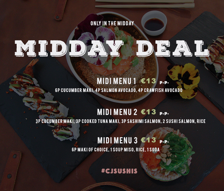 Midday Deal @CJSushis